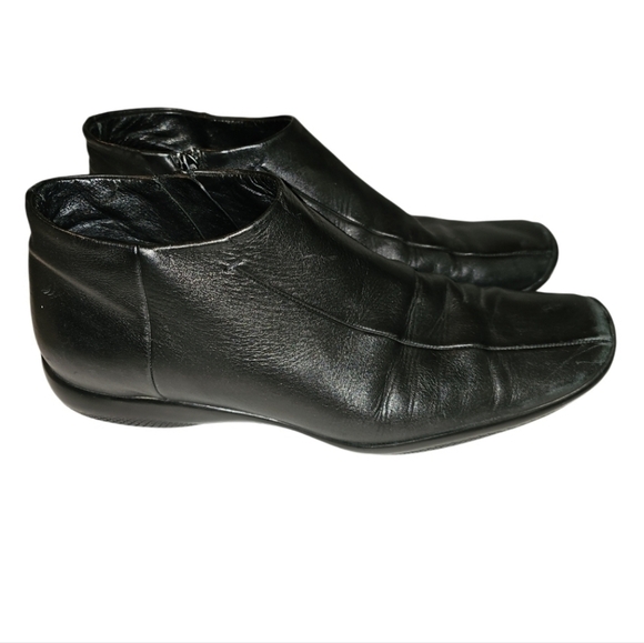 PRADA Men's Leather Slip On Loafers Zip Up Comfort Ankle High Dress Shoe 39 - Picture 4 of 11